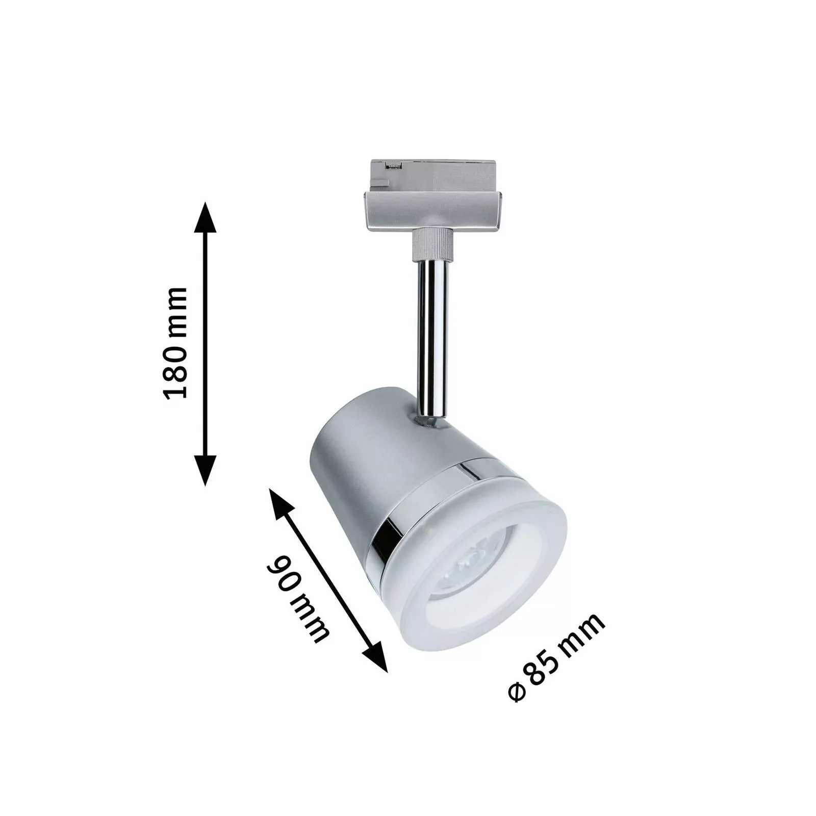 Paulmann URail Cone, ZigBee, CCT, chrom matt günstig online kaufen