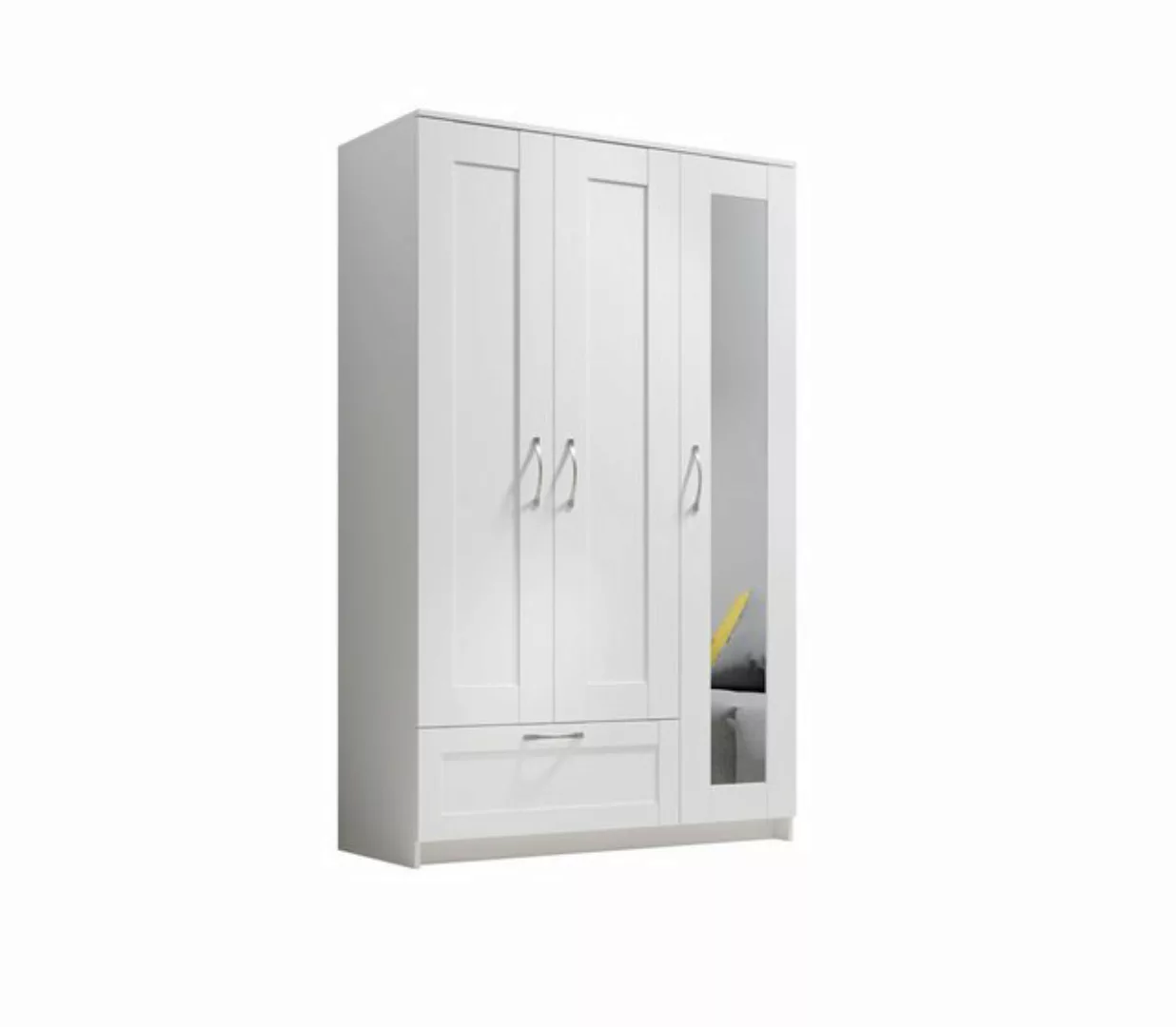 möbelando Kleiderschrank Salias 117 x 190 x 50 cm (B/H/T) günstig online kaufen