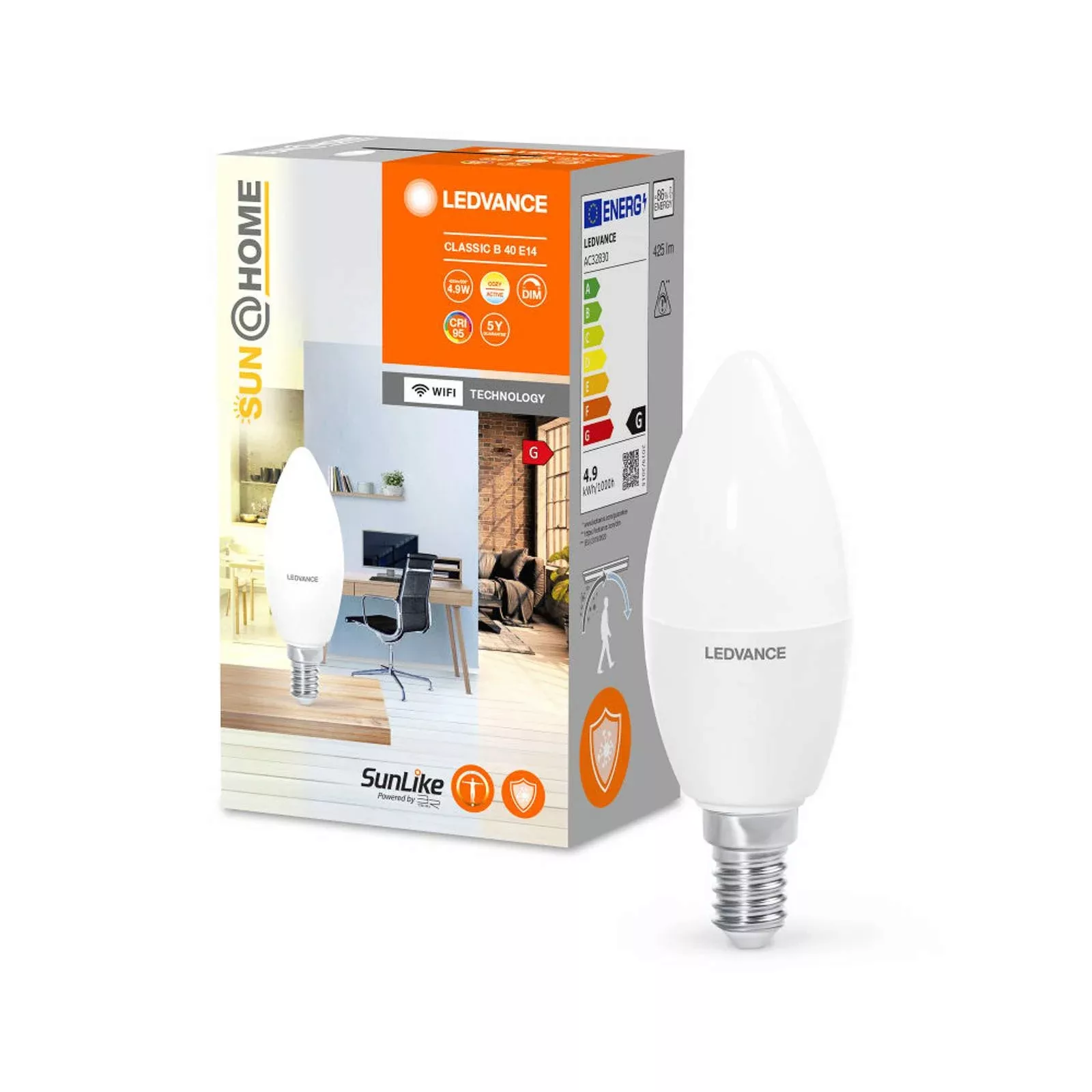 LEDVANCE SUN@Home Classic B 25 E14 4,9W CCT 922 günstig online kaufen