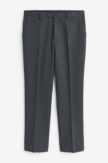 Next Anzughose Slim Fit Anzug mit Hahnentrittmuster: Hose (1-tlg) günstig online kaufen