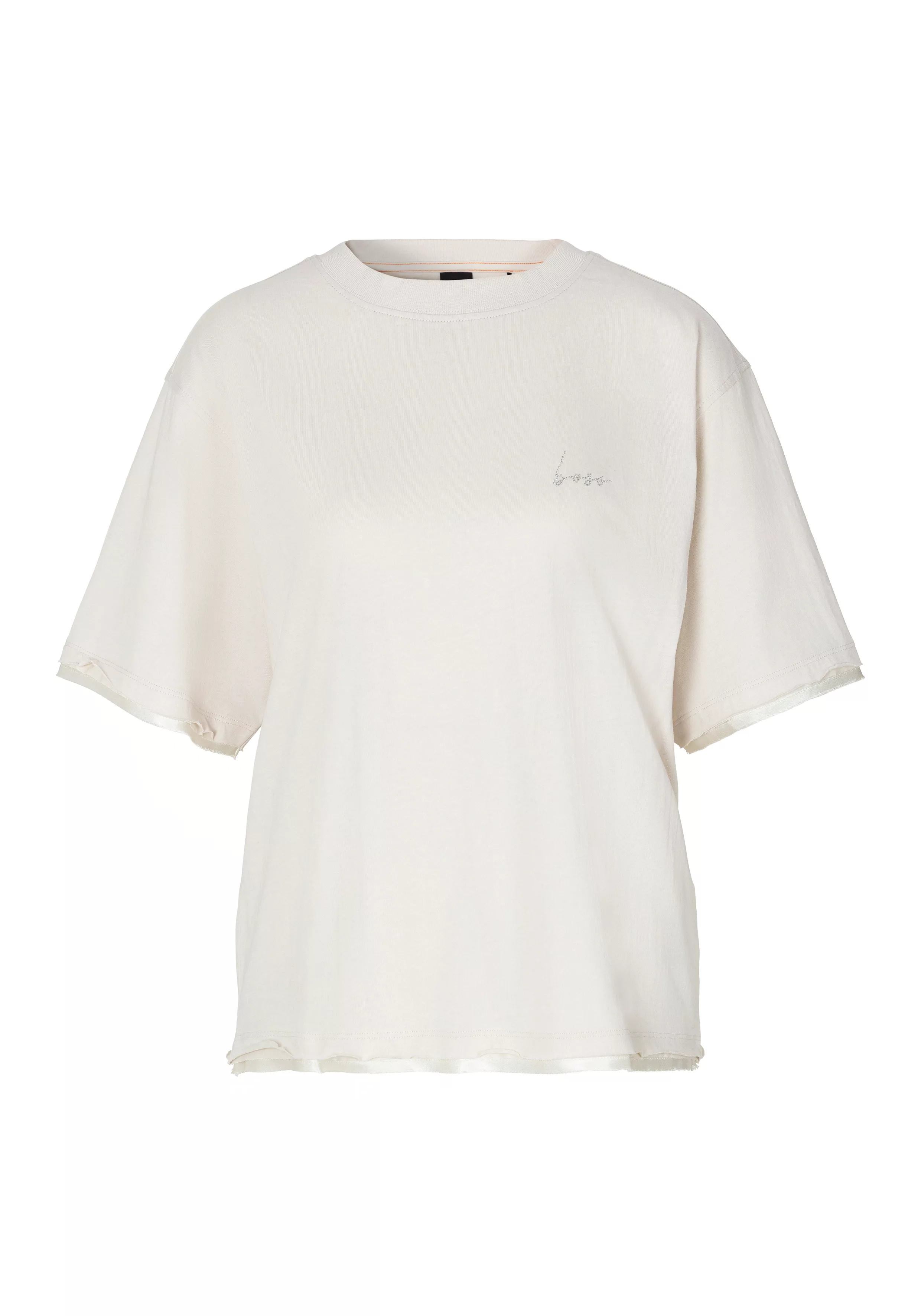 BOSS ORANGE T-Shirt C_Enis_satin edge mit unterlegtem Satin günstig online kaufen