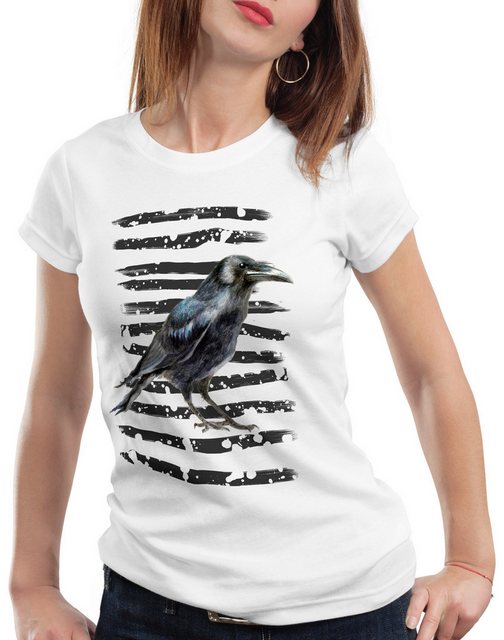 style3 T-Shirt Krähe winter vogel halloween günstig online kaufen