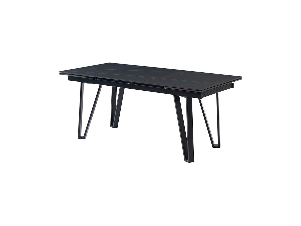 Esstisch ausziehbar - 6 bis 10 Personen - Keramik & Metall - Marmor-Optik S günstig online kaufen
