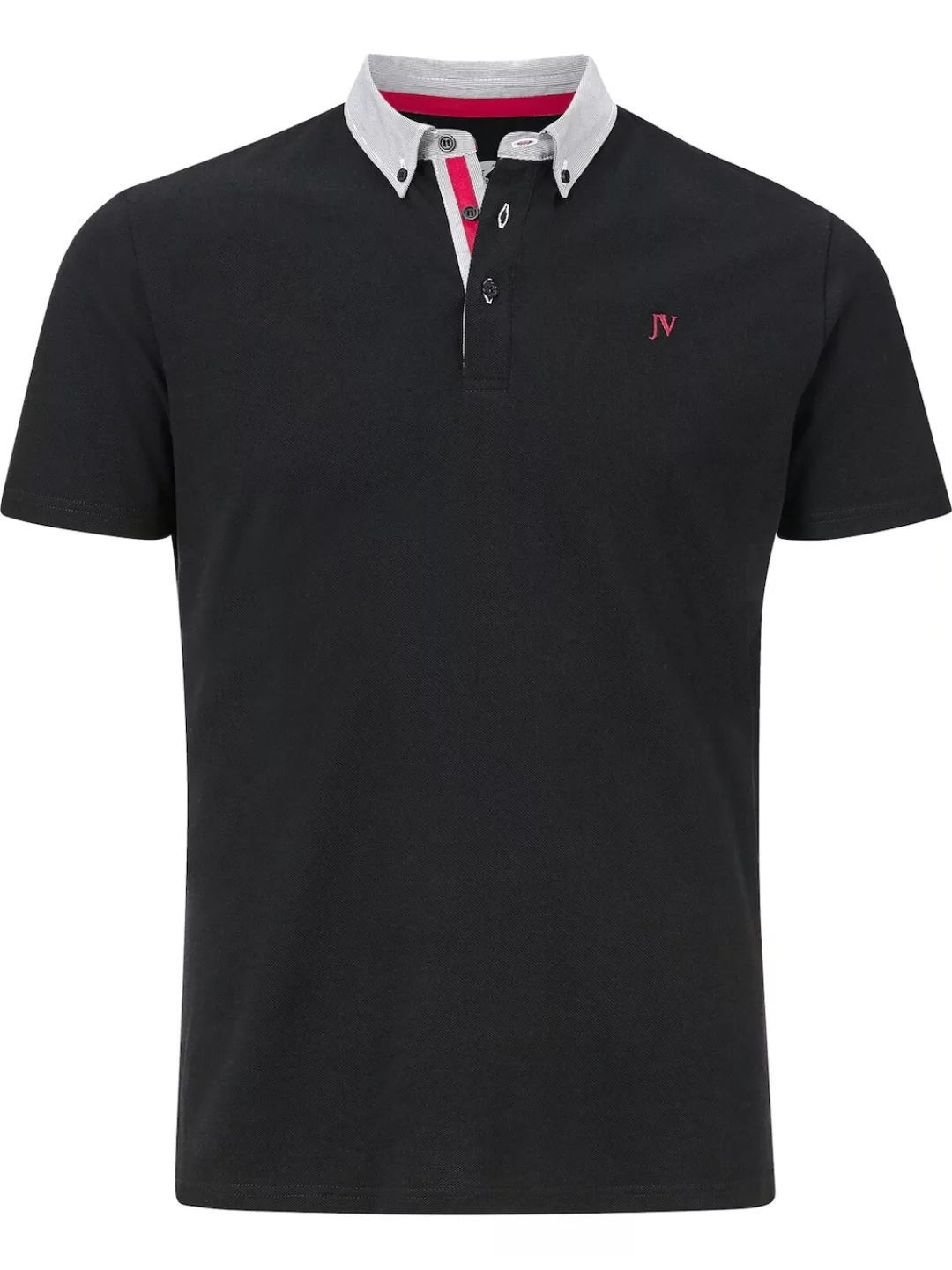 Jan Vanderstorm Poloshirt NJAL mit Button-Down Kragen günstig online kaufen