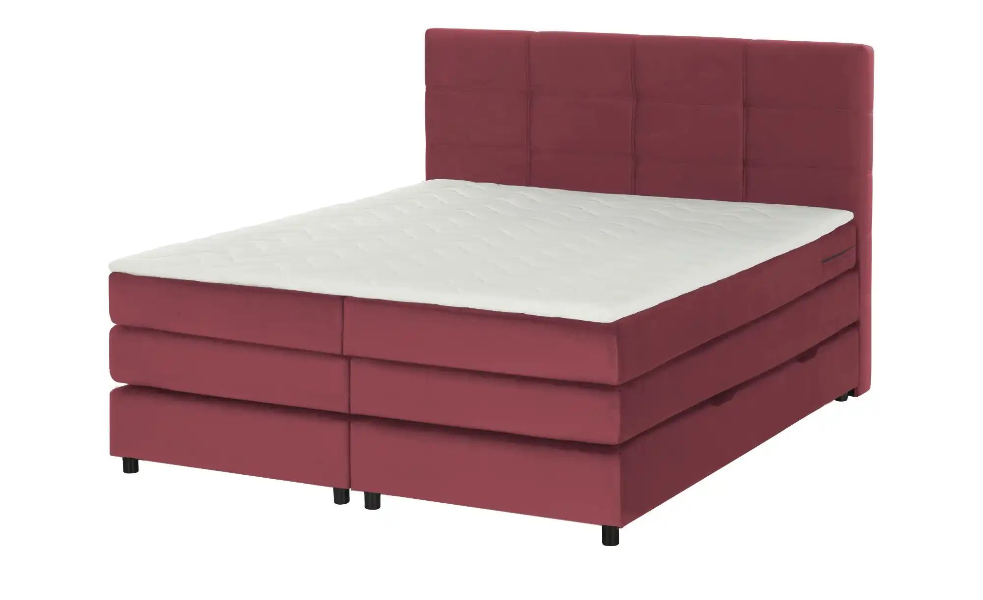 uno Boxspringbett  Wind ¦ rot ¦ Maße (cm): B: 160 H: 152 Betten > Komfortbe günstig online kaufen