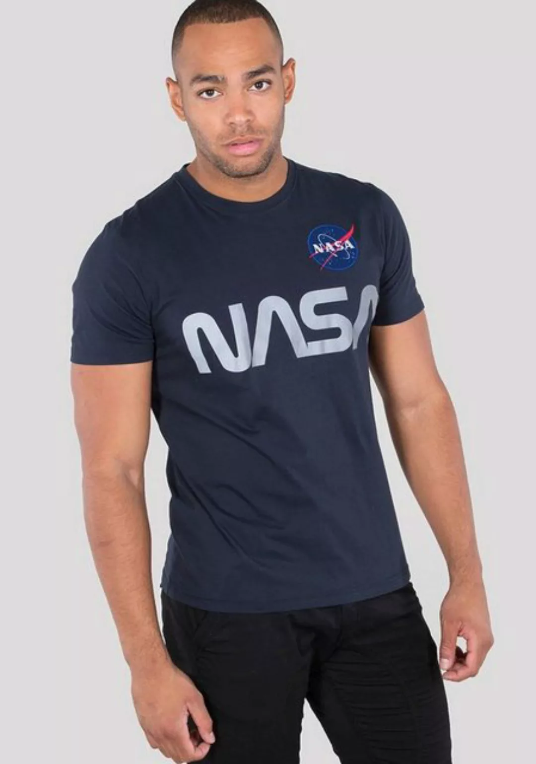 Alpha Industries Rundhalsshirt Nasa Reflective Tee günstig online kaufen