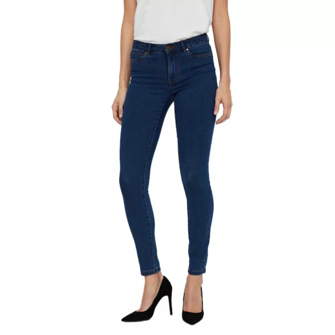 Vero Moda Judy Normal Waist Leggings Jeans XS Medium Blue Denim günstig online kaufen