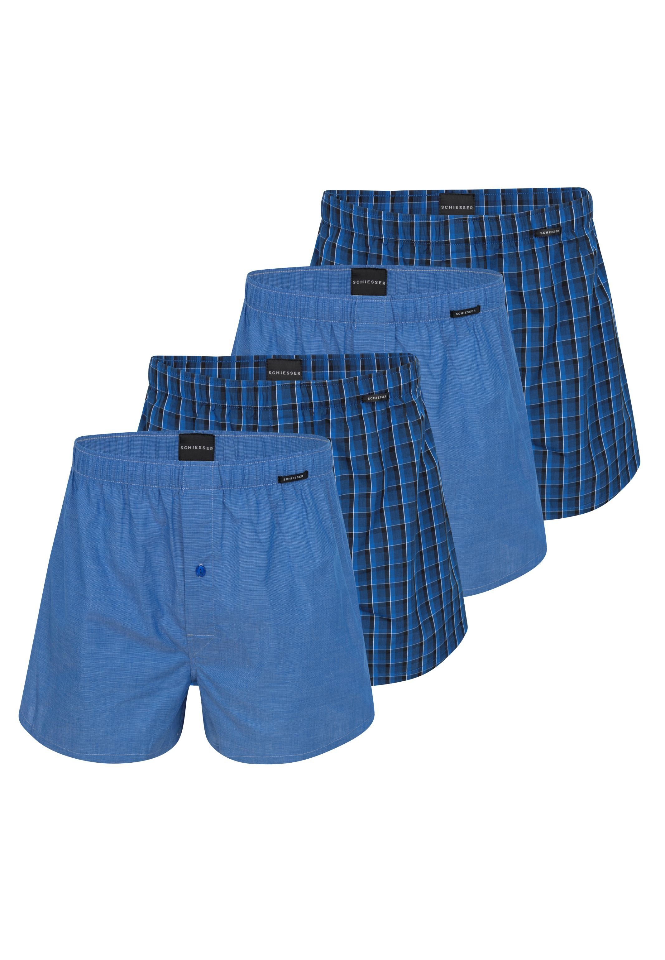 Schiesser Boxershorts 6er Pack Web (Spar-Set, günstig online kaufen