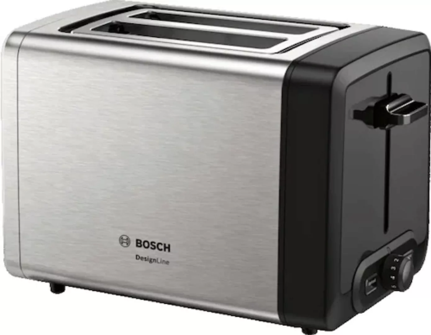 BOSCH Toaster »TAT4P420DE DesignLine«, 2 kurze Schlitze, 820 W günstig online kaufen