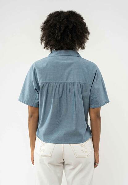 Bluse Mit Bowling-kragen Gandari - Fairtrade Cotton & Gots Zertifiziert günstig online kaufen