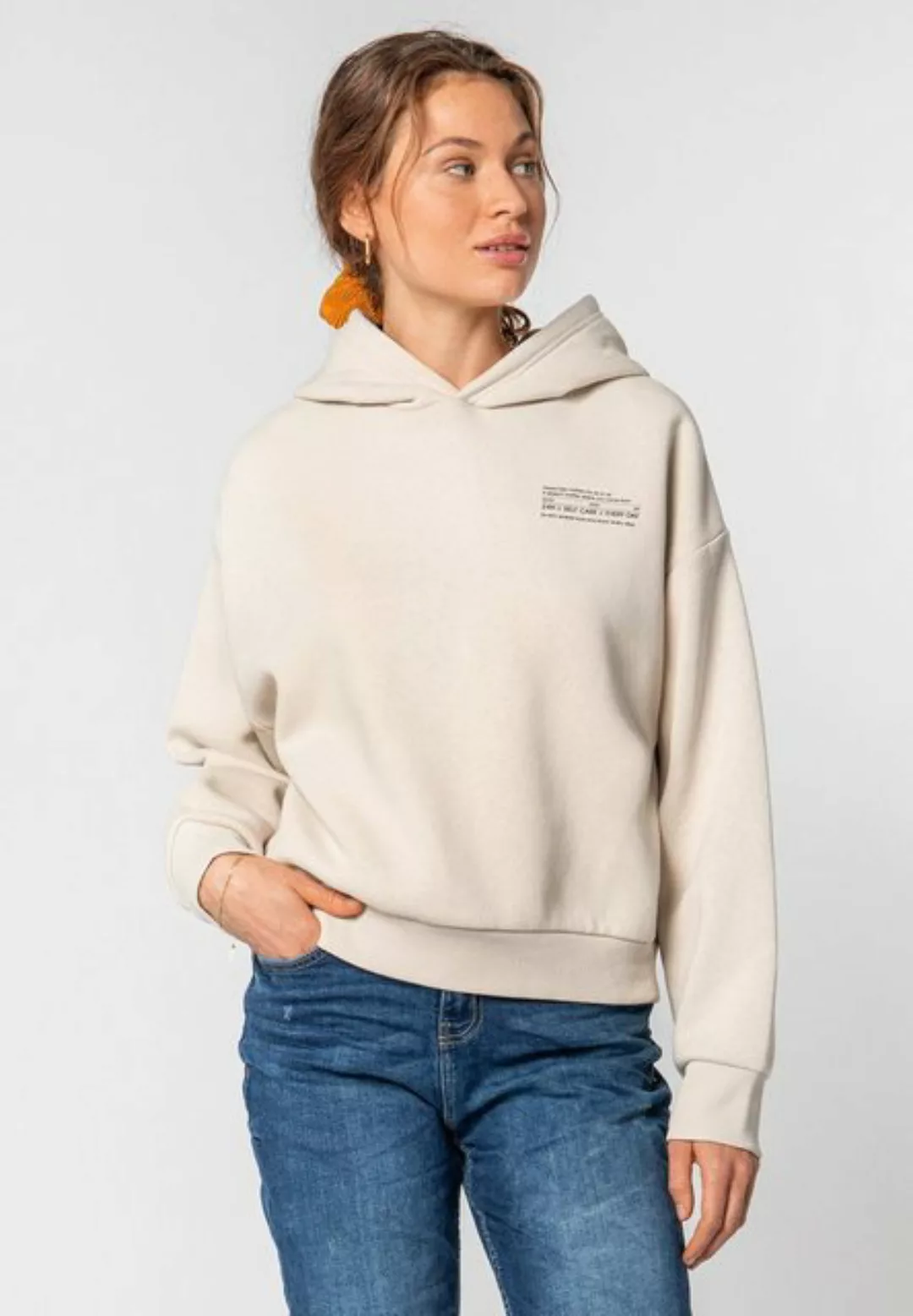 SUBLEVEL Kapuzenpullover Hoodie Mini-Print günstig online kaufen