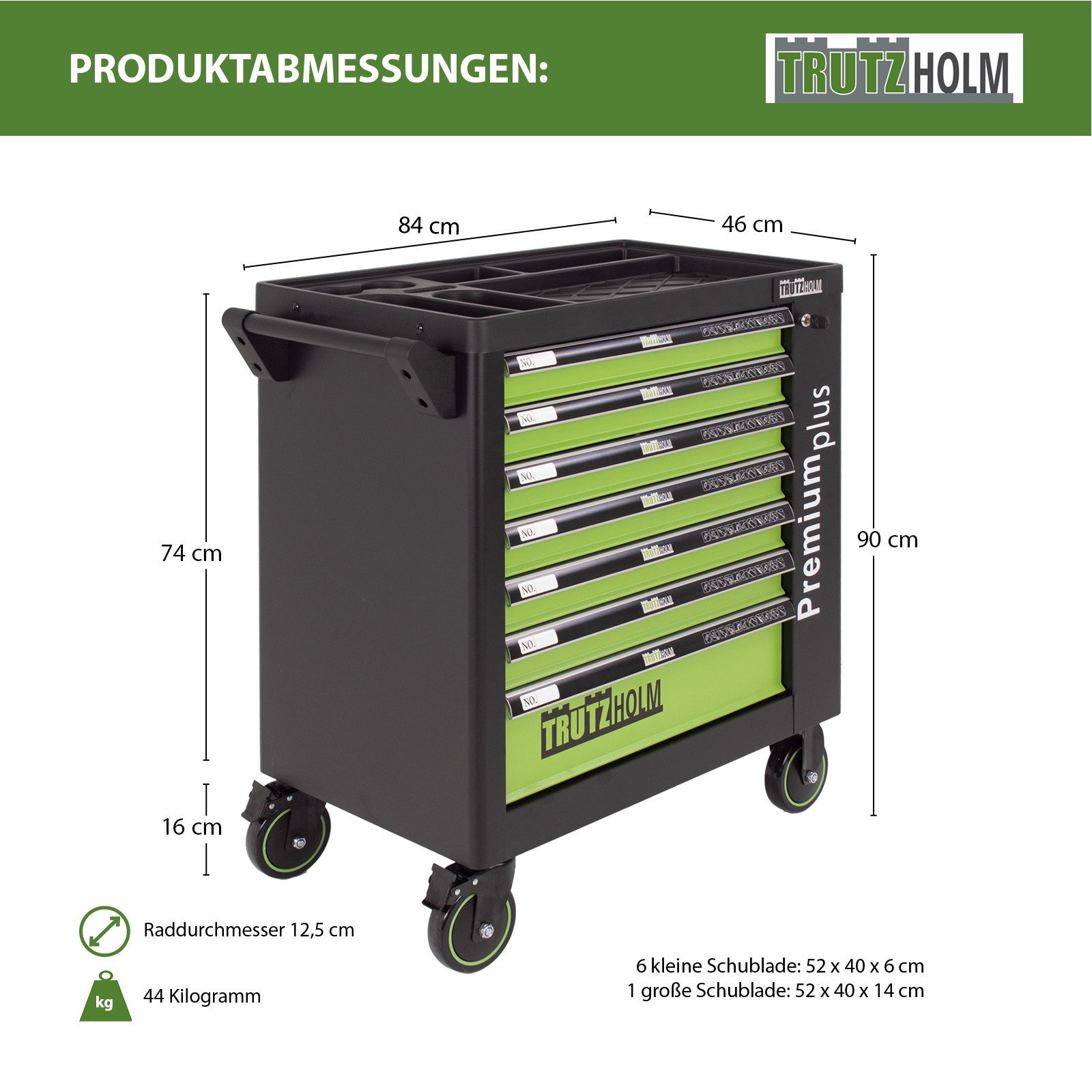 TRUTZHOLM Werkstattwagen Premium bestückt 254tlg. Chrom günstig online kaufen