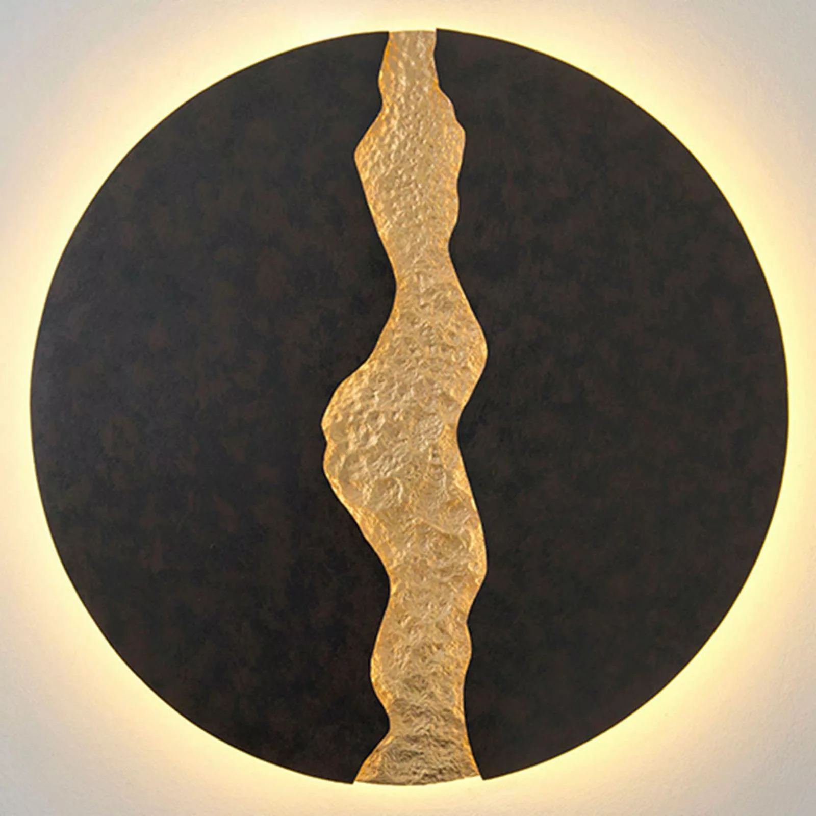 LED-Wandlampe Lava, Ø 80 cm günstig online kaufen