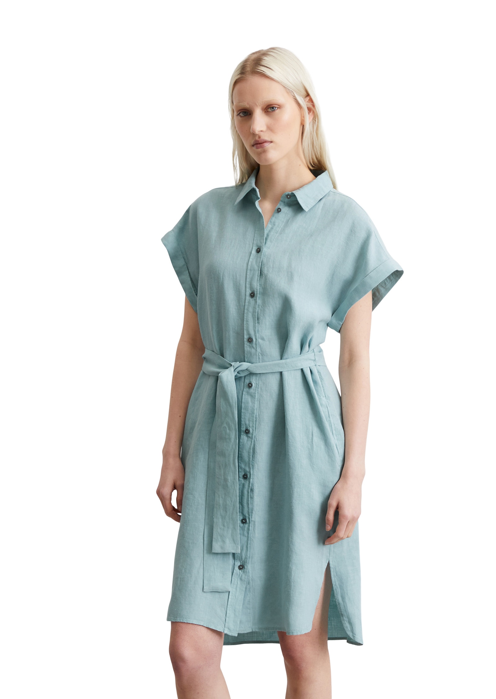 Marc OPolo Midikleid "mit Bindegürtel" günstig online kaufen