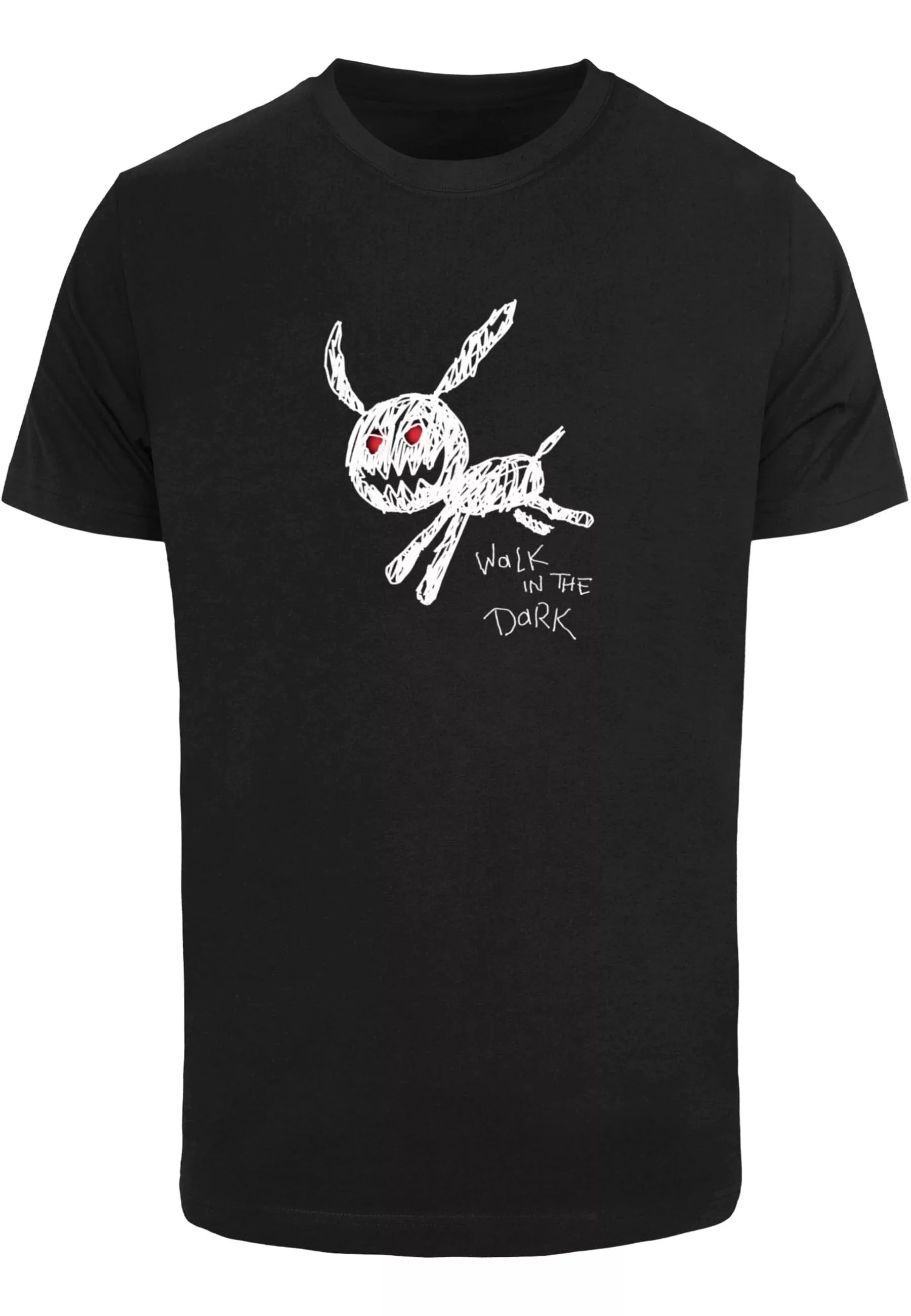 MisterTee T-Shirt "MisterTee Herren Walk In The Dark Tee" günstig online kaufen