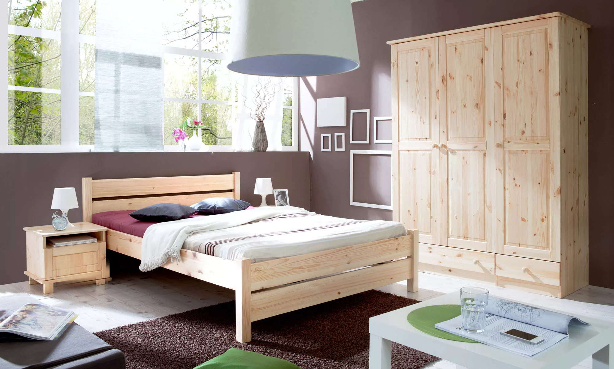 Ticaa Massivholzbett Bora, ideal fürs Kinder- und Jugendzimmer, inklusive R günstig online kaufen