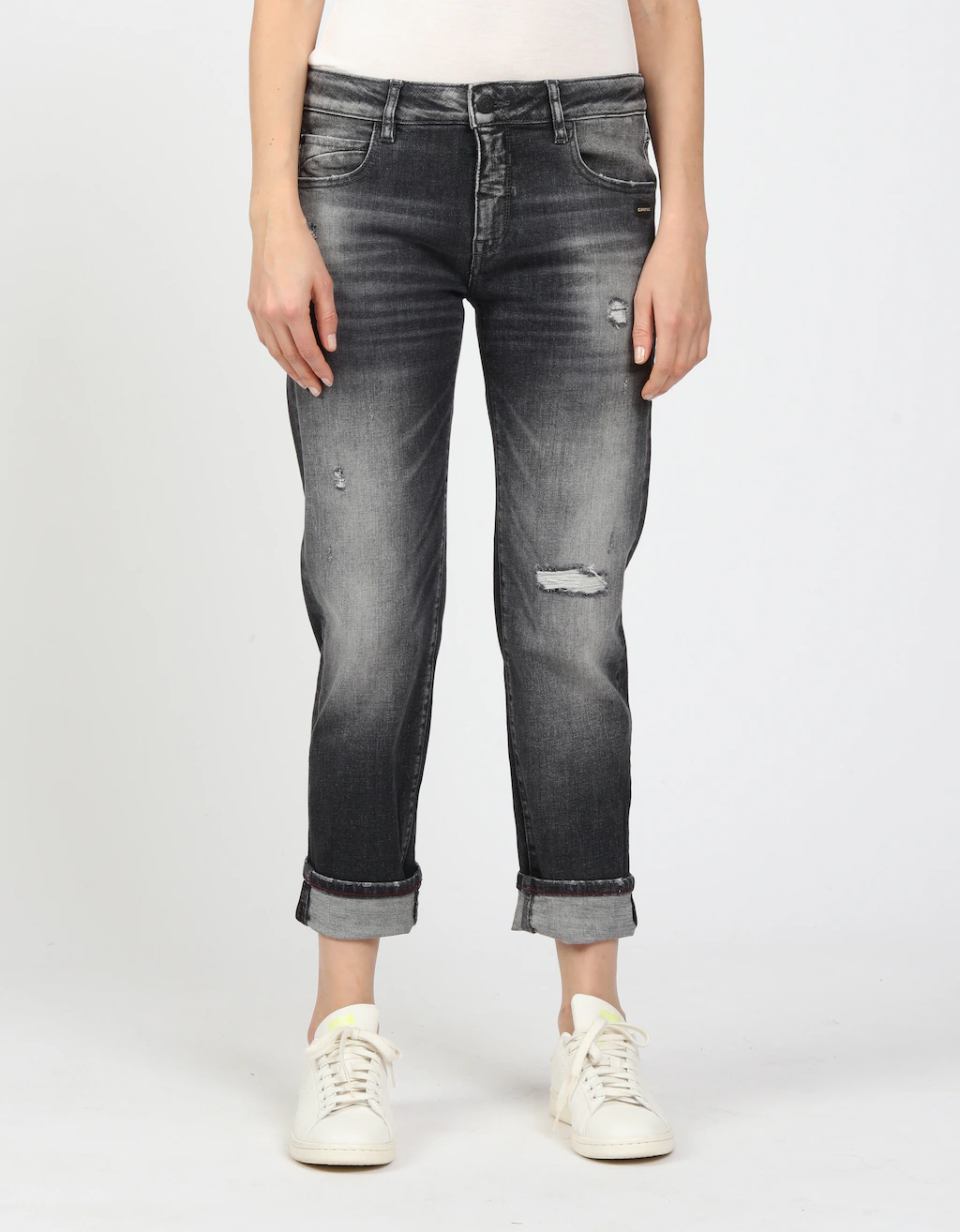 GANG Boyfriend-Jeans "94NADIA", 5-Pocket Style mit Reißverschluss und Knopf günstig online kaufen