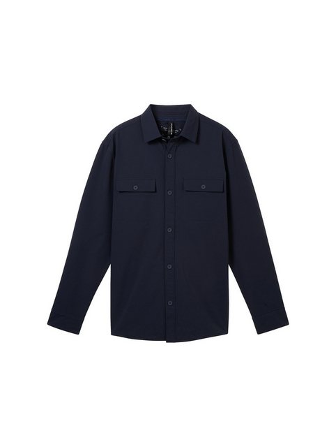 TOM TAILOR Langarmhemd Performance Overshirt mit Brusttaschen günstig online kaufen