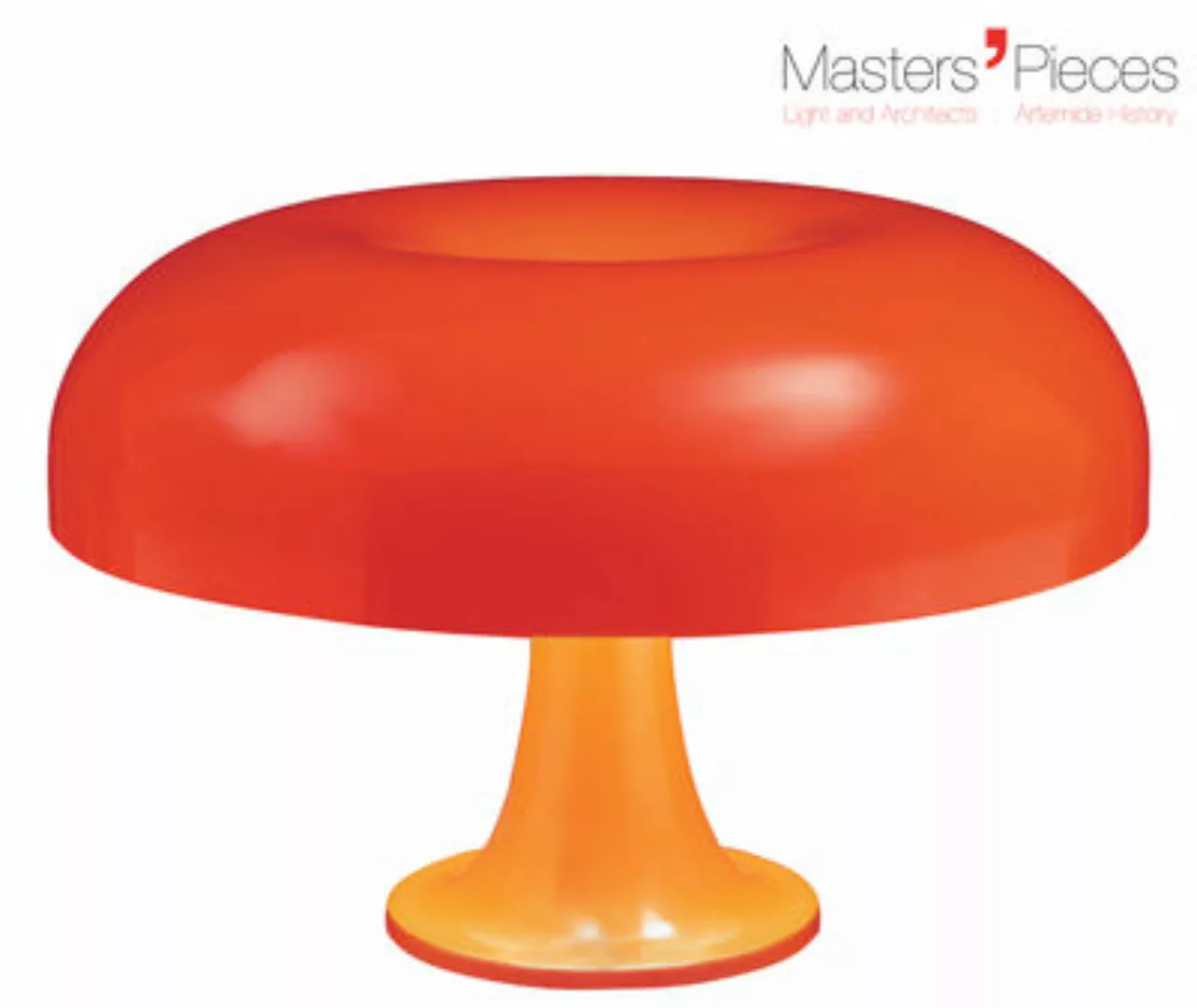 Tischleuchte Masters' Pieces - Nesso plastikmaterial orange / 1967 - Ø 54 c günstig online kaufen