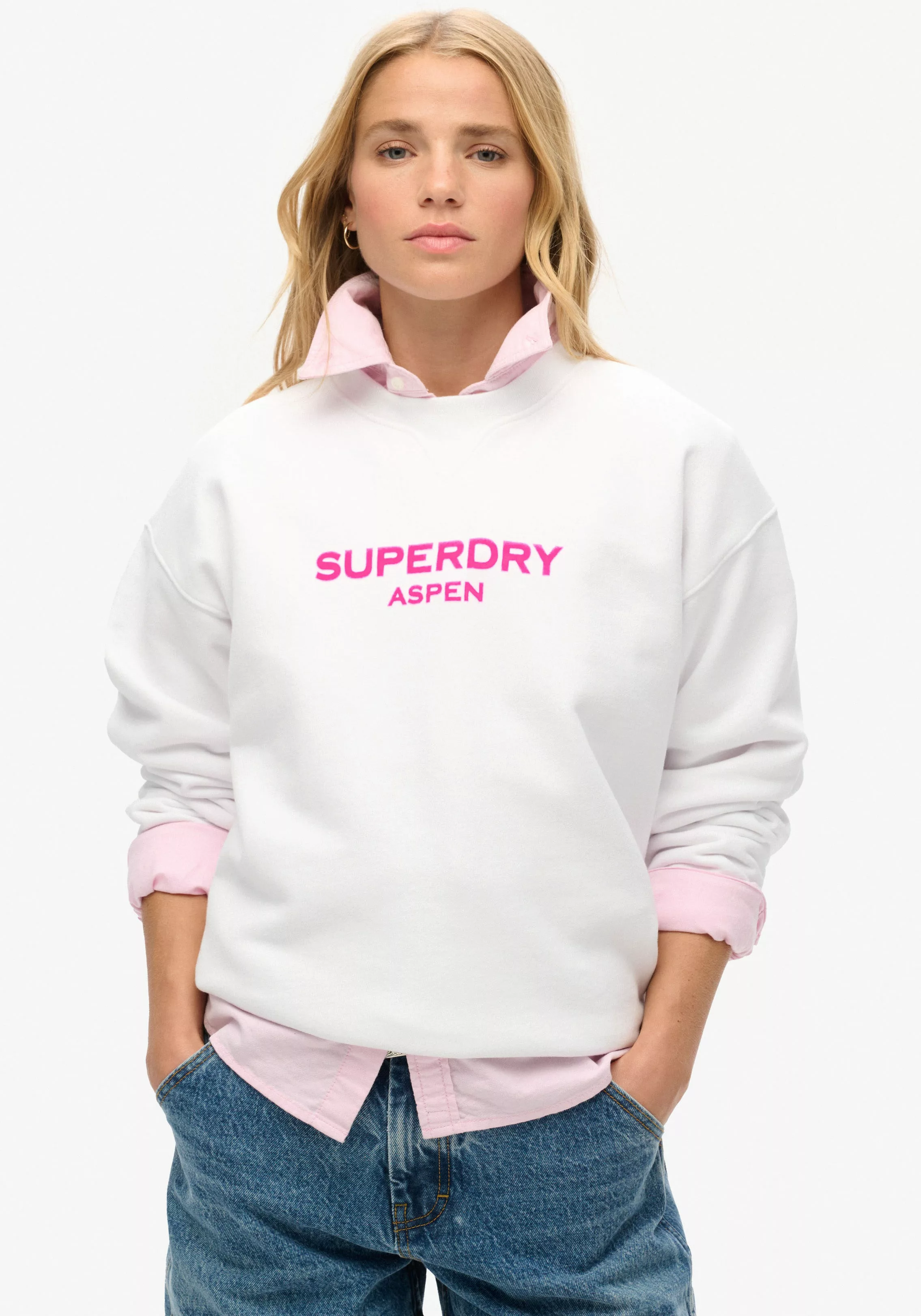 Superdry Sweatshirt "SPORT LUXE LOOSE CREW SWEAT" günstig online kaufen