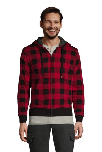 Sweat-Kapuzenjacke mit Teddyfleece-Innenseite, Herren, Größe: XXL Normal, R günstig online kaufen