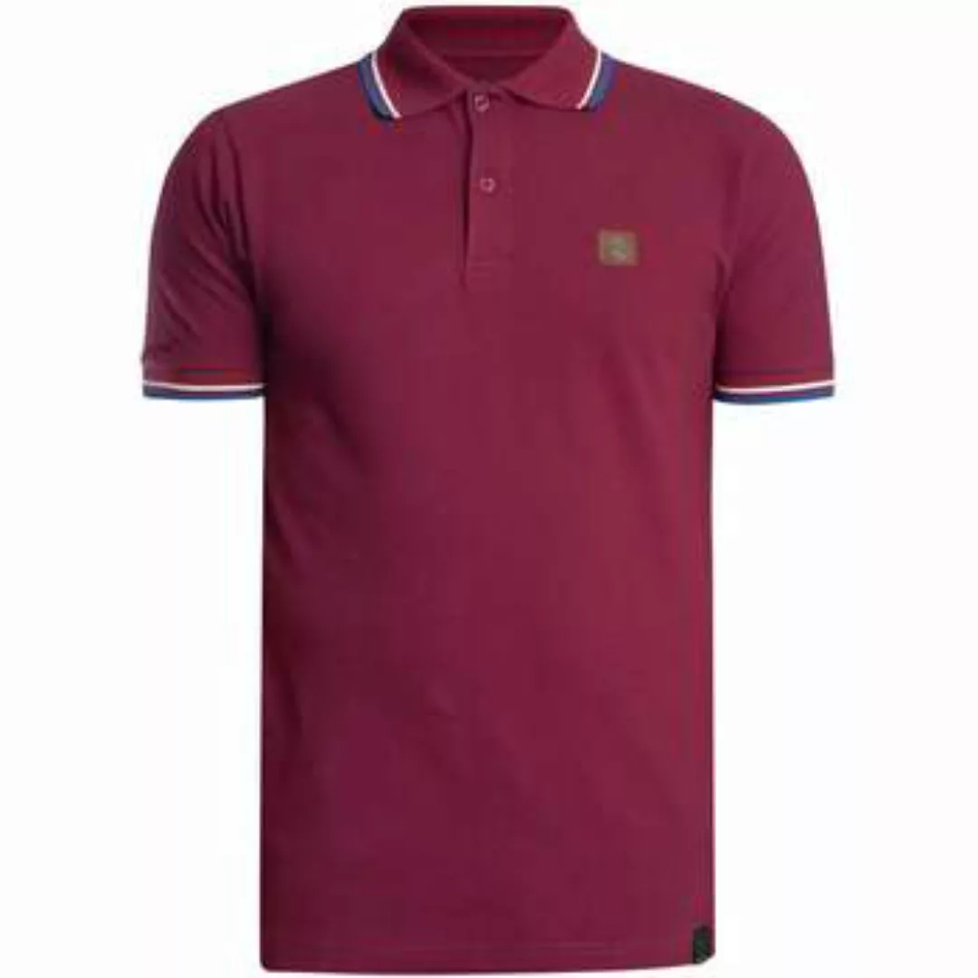 Trojan  Poloshirt Piqué-Poloshirt mit dreifarbigen Streifen günstig online kaufen