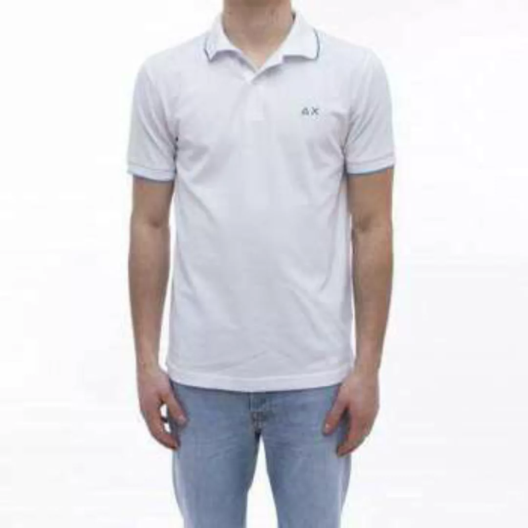 Sun68 Poloshirt Small Stripe Collar Greige - Größe L günstig online kaufen