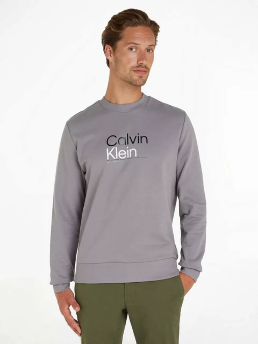 Calvin Klein Sweatshirt MULTI COLOR LOGO SWEATSHIRT mit Markenlabel günstig online kaufen