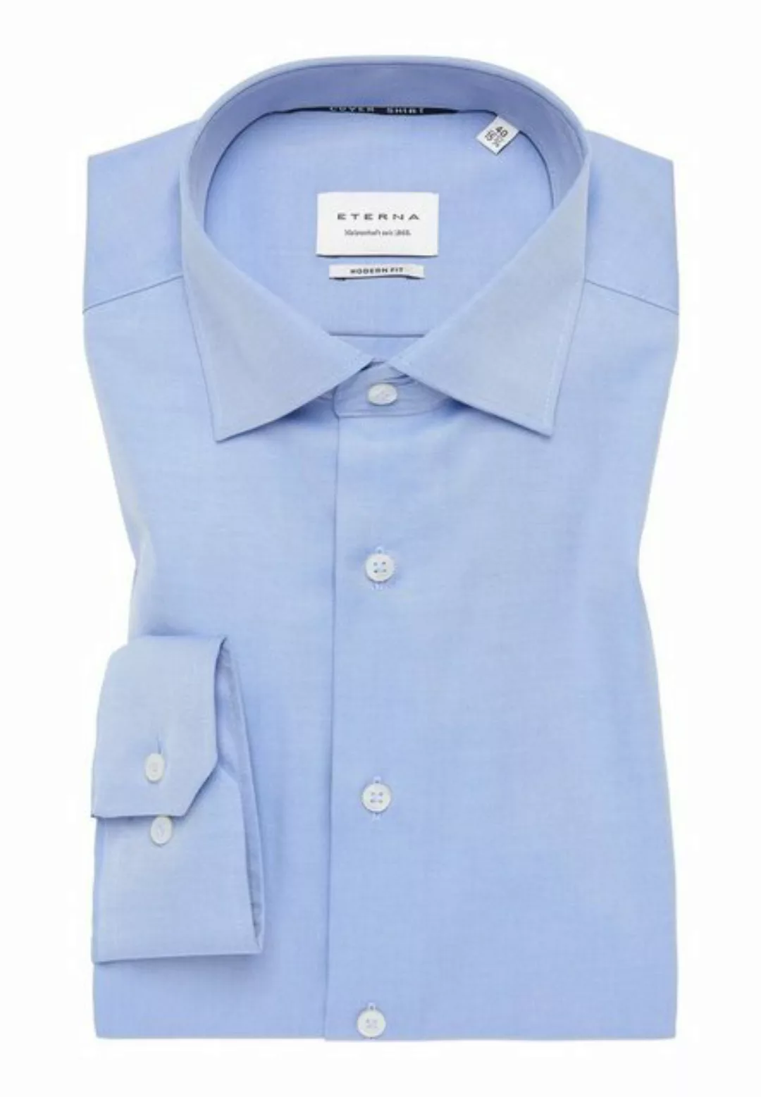 Eterna Blusenshirt Hemd 8817 X18K, blau günstig online kaufen