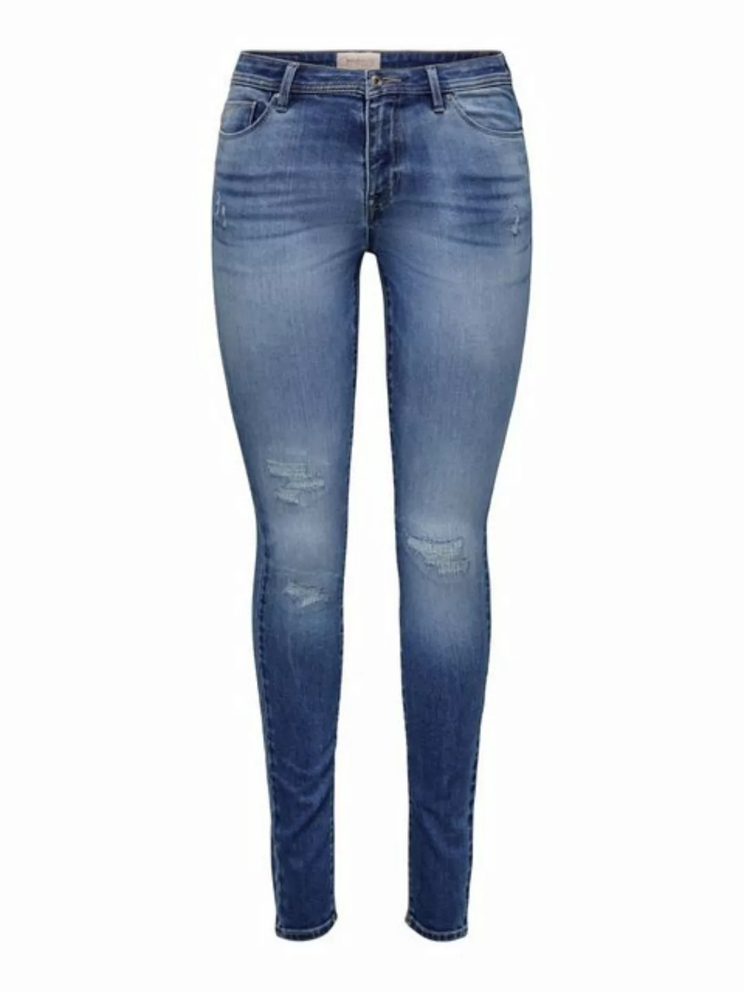 ONLY Skinny-fit-Jeans ONLSHAPE REG SKINNY DNM GEN857 mit Destroyed Effekt günstig online kaufen