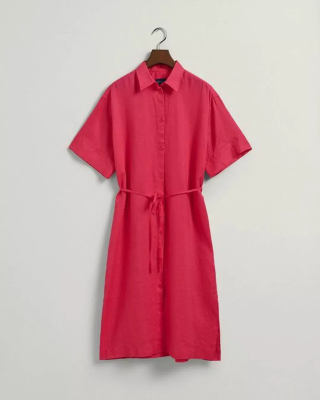 Gant Sommerkleid RELAXED SS LINEN SHIRT DRESS, MAGENTA PINK günstig online kaufen