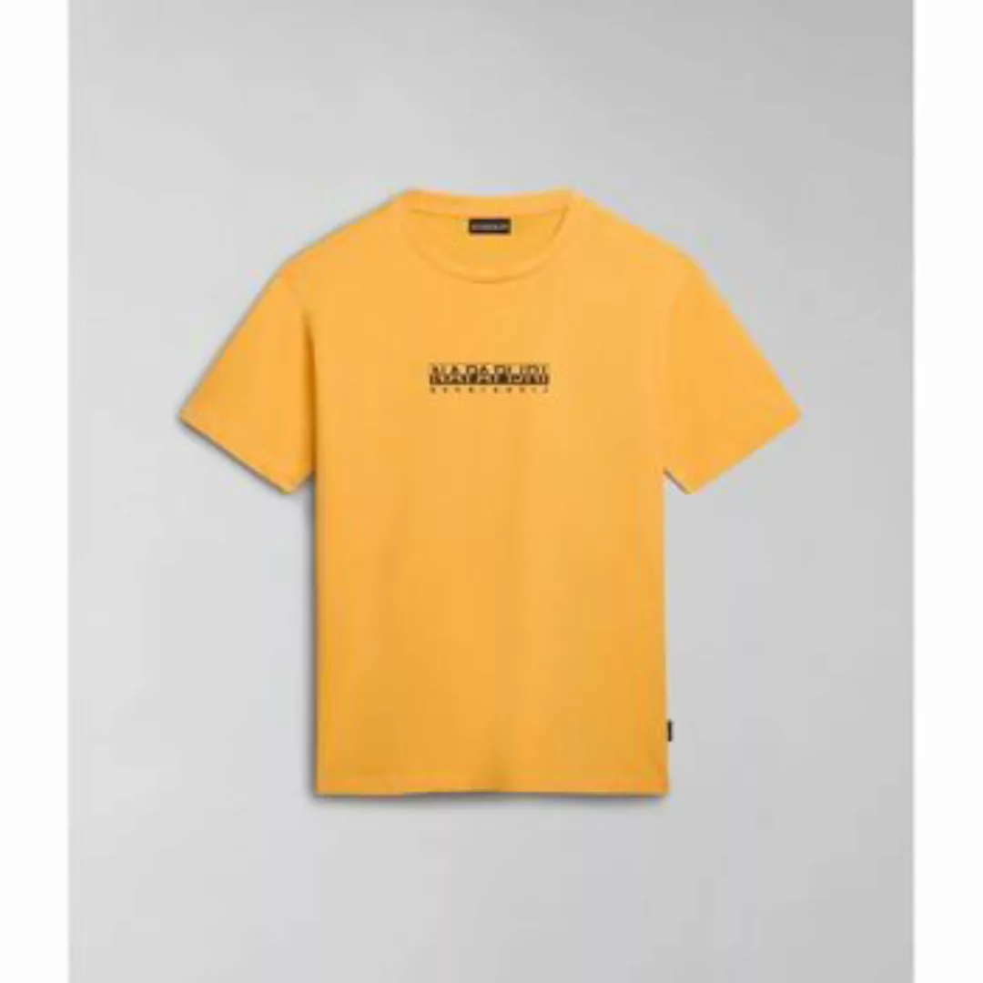 Napapijri  T-Shirts & Poloshirts S-BOX SS4 NP0A4H8S-Y1J YELLOW KUMQUAT günstig online kaufen