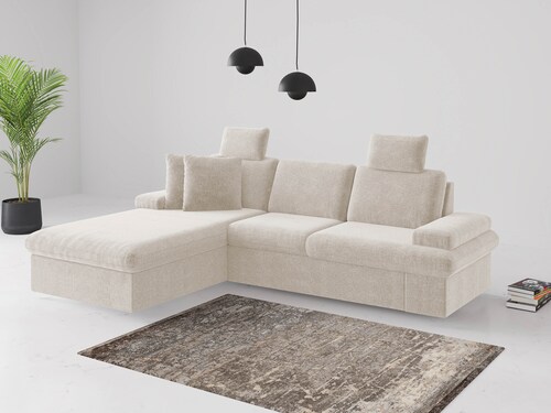 sit&more Ecksofa »Moreno«, mit Armteilverstellung,wahlweise mit Bettfunktio günstig online kaufen