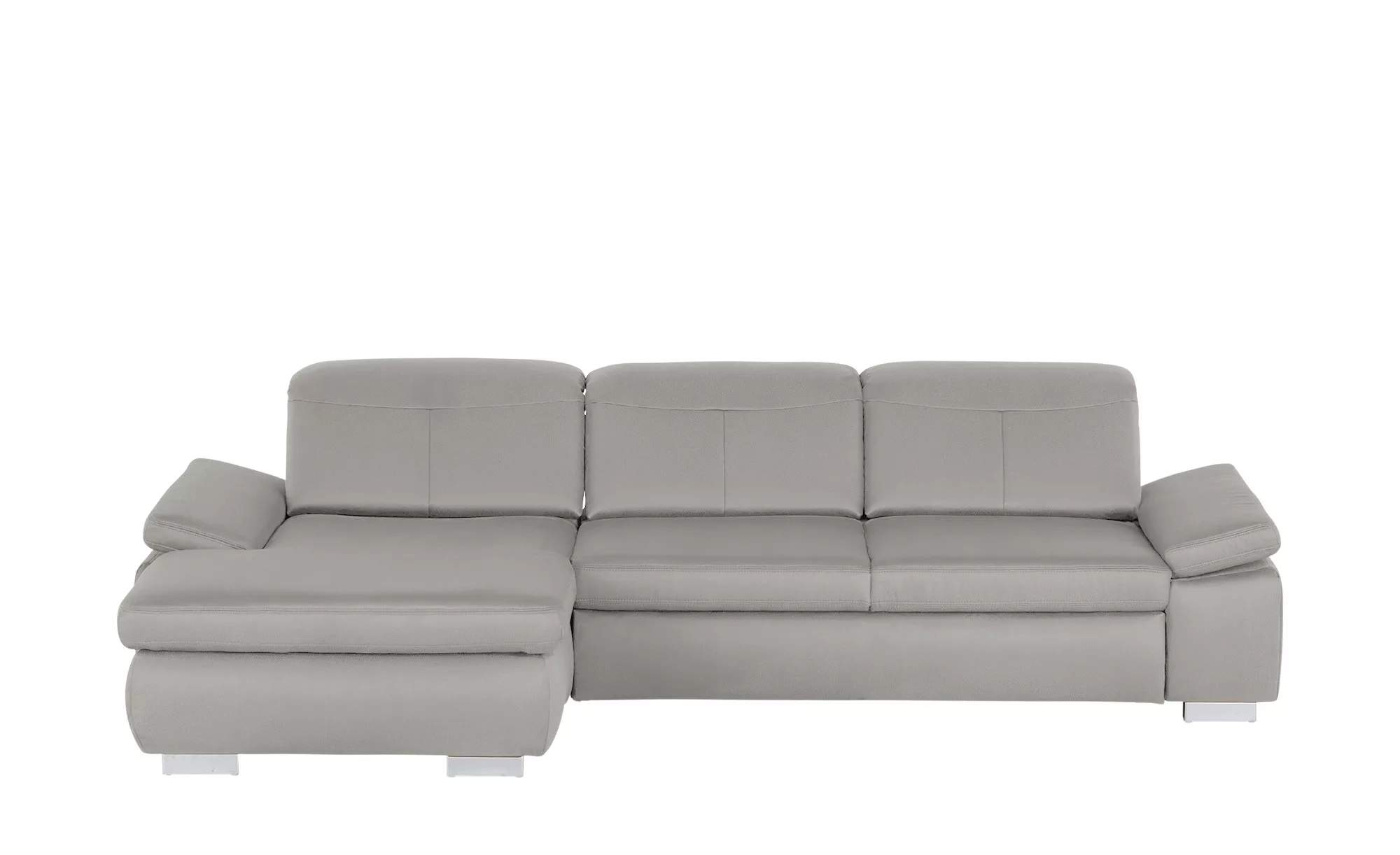 Lounge Collection Ecksofa aus Mikrofaser Kathrin ¦ grau ¦ Maße (cm): B: 309 günstig online kaufen