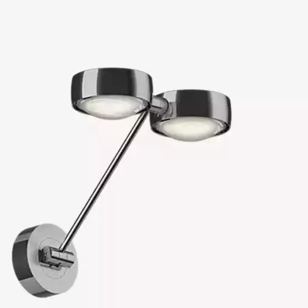 Occhio Sento Parete Doppio 30 Up D Wandleuchte LED, Kopf chrom glänzend/Bod günstig online kaufen