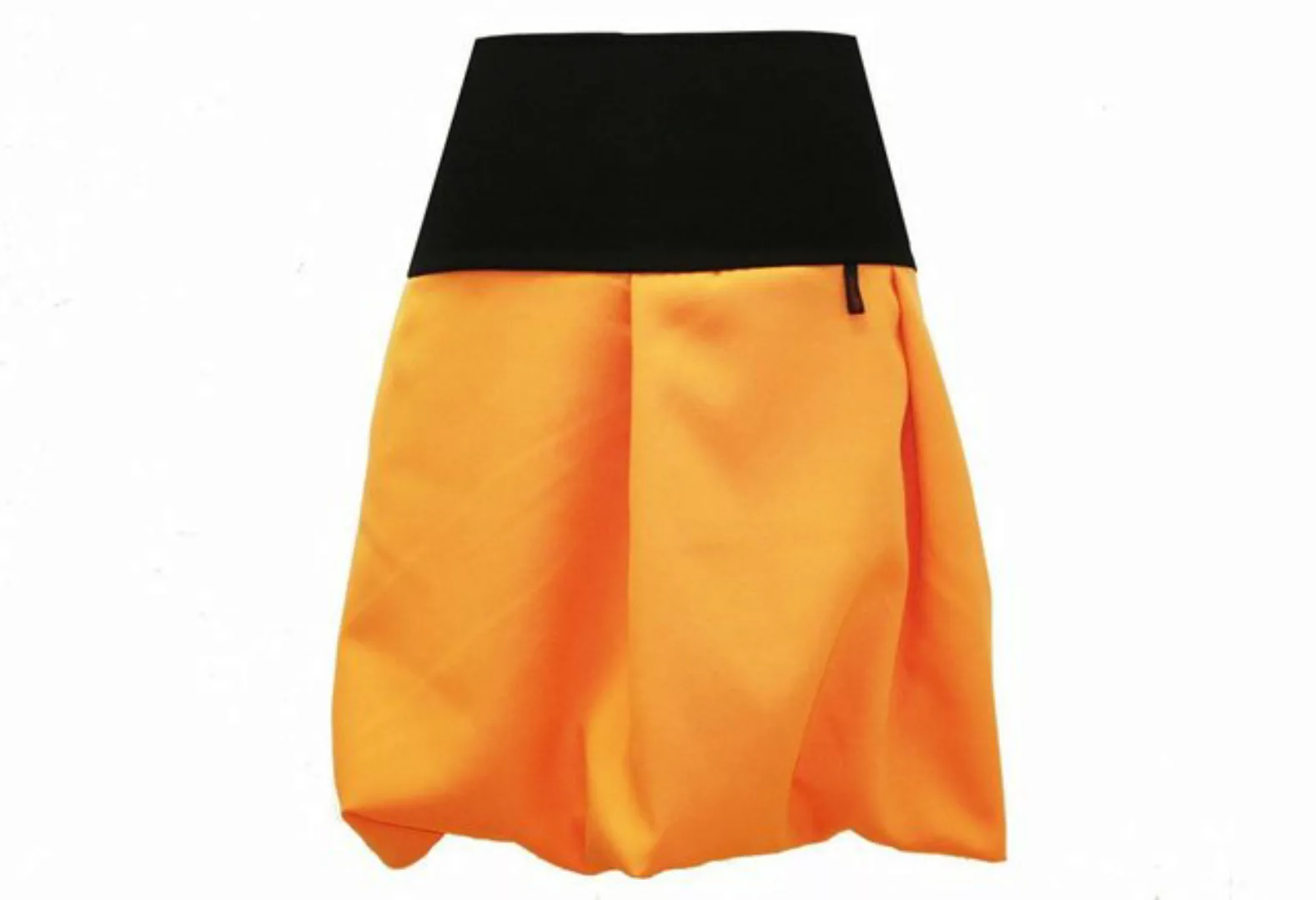 dunkle design Ballonrock 51cm Braun Camel Orange Gelb elastischer Bund günstig online kaufen