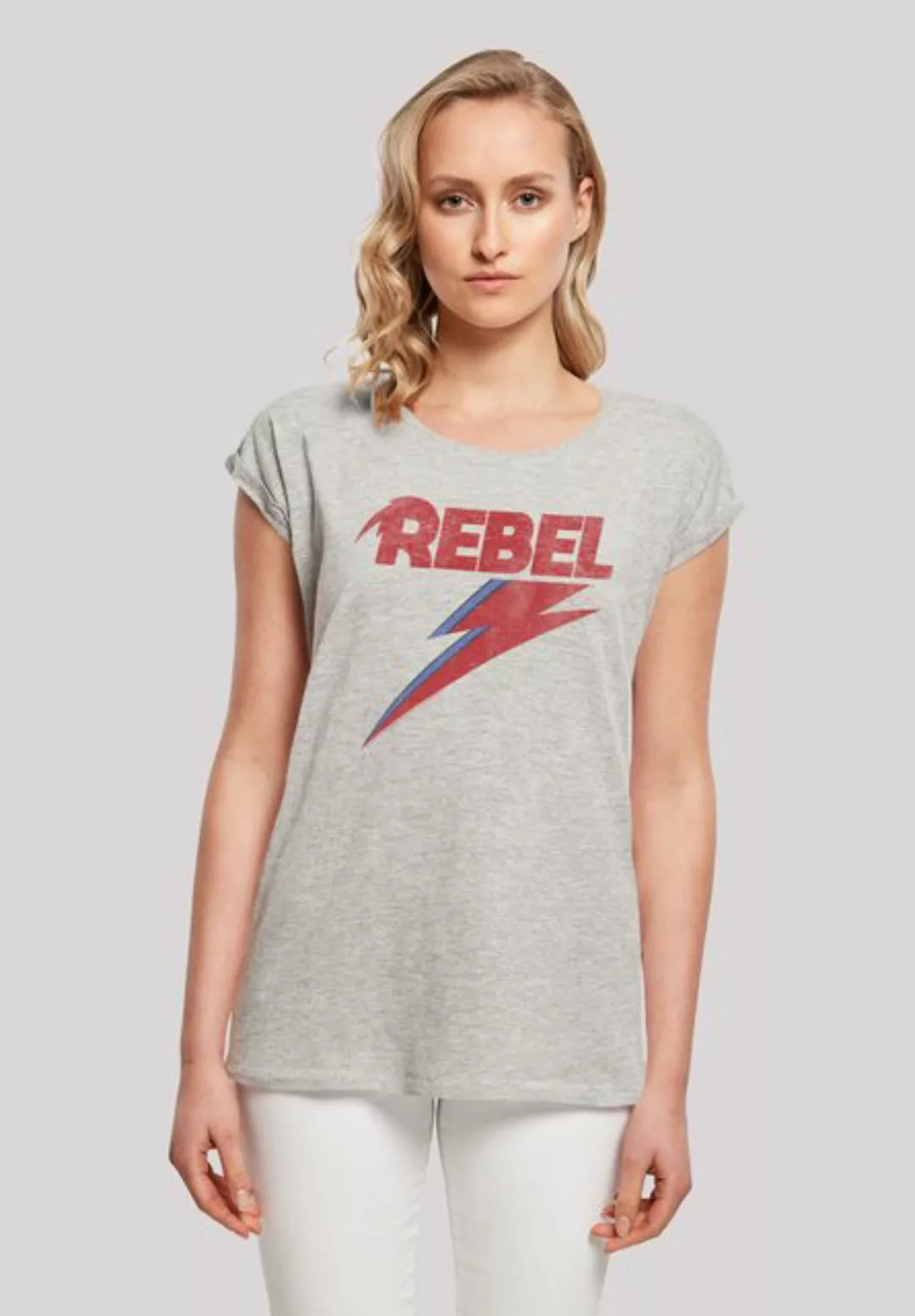 F4NT4STIC T-Shirt "David Bowie Distressed Rebel", Print günstig online kaufen