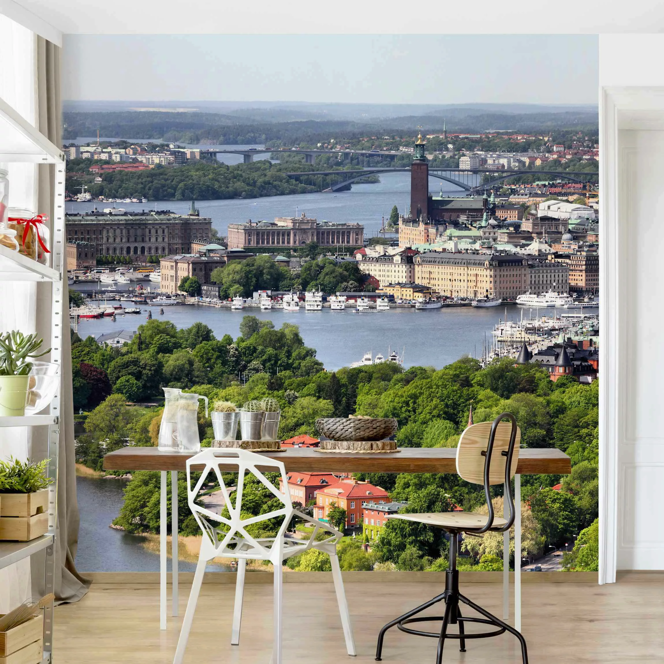 Fototapete Stockholm City günstig online kaufen