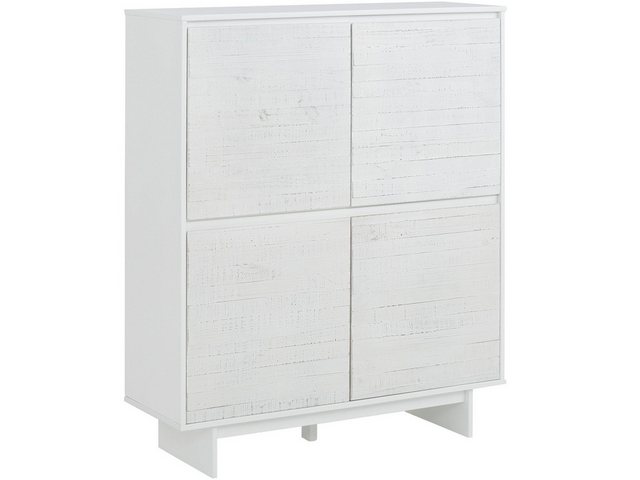 loft24 Stauraumschrank Marcy Highboard aus Kiefer mit Holzstruktur günstig online kaufen