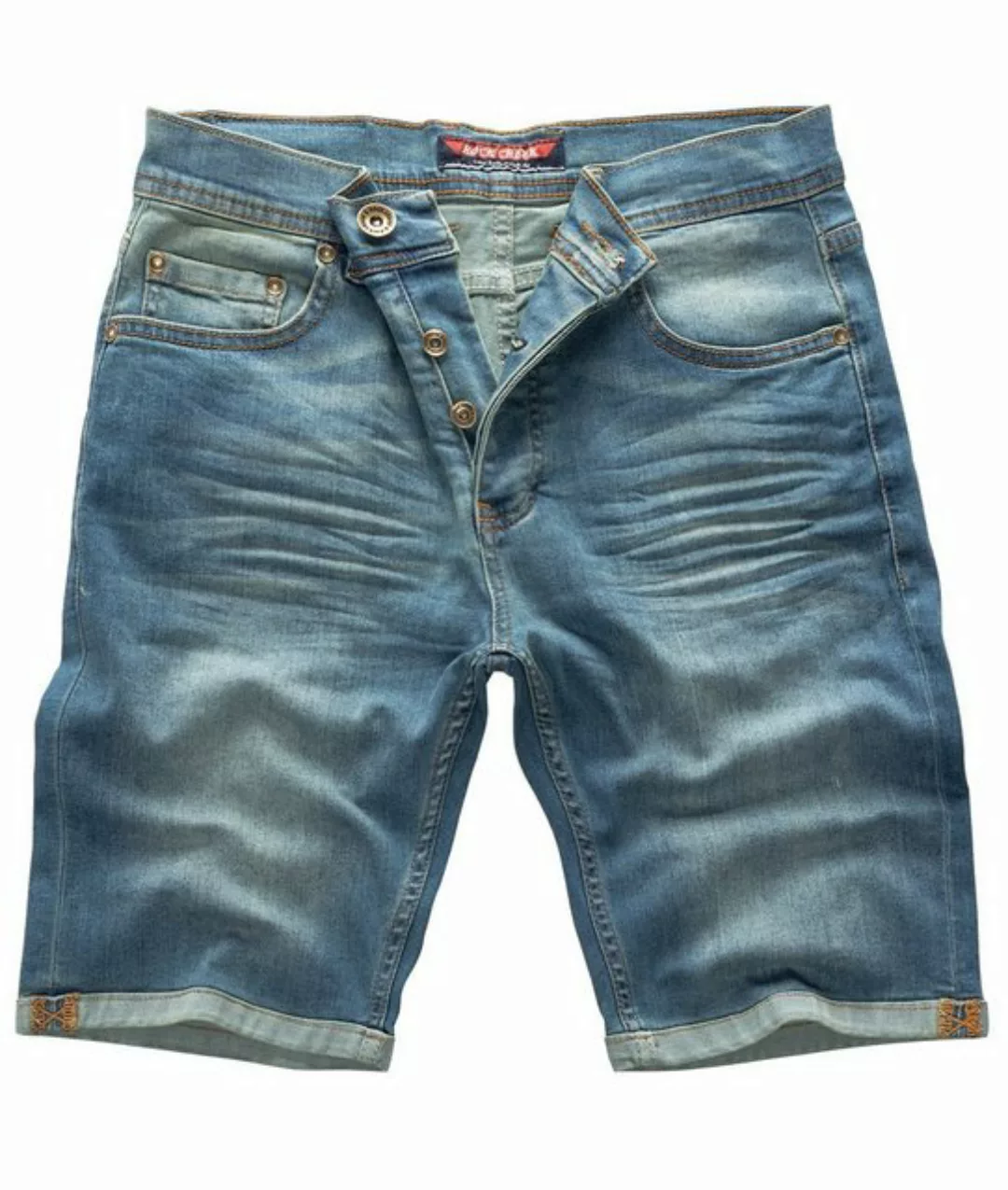 Rock Creek Jeansshorts Herren Shorts Denim Blau RC-2211 günstig online kaufen