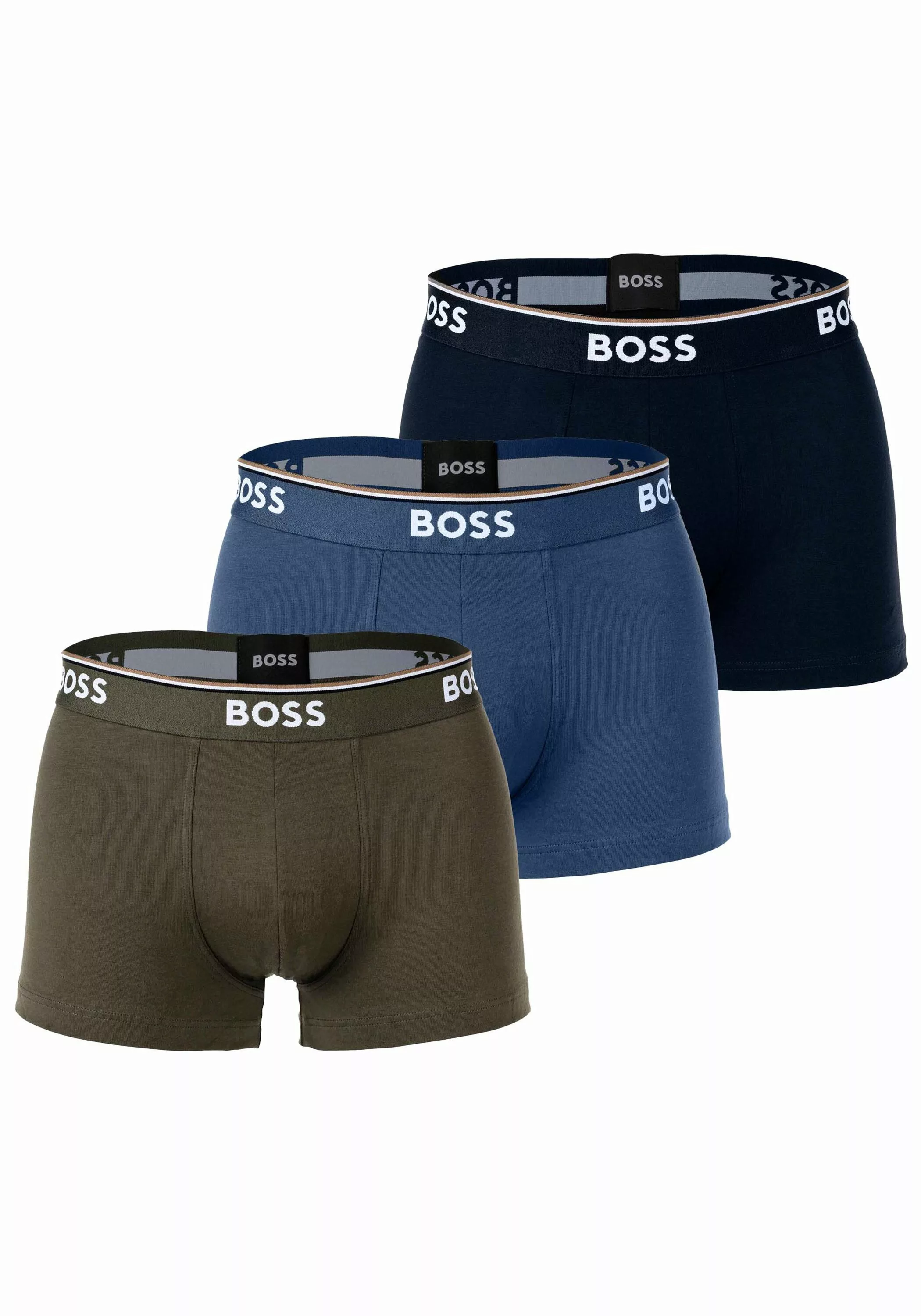 BOSS Trunk "3P Power", (Packung, 3 St.), mit BOSS Schriftzug auf dem Bund günstig online kaufen