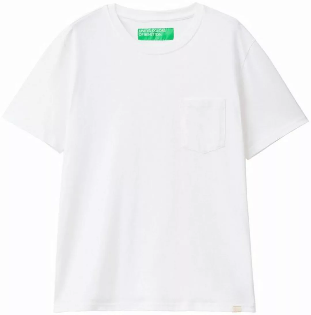 United Colors of Benetton T-Shirt mit aufgesetzter Brusttasche günstig online kaufen