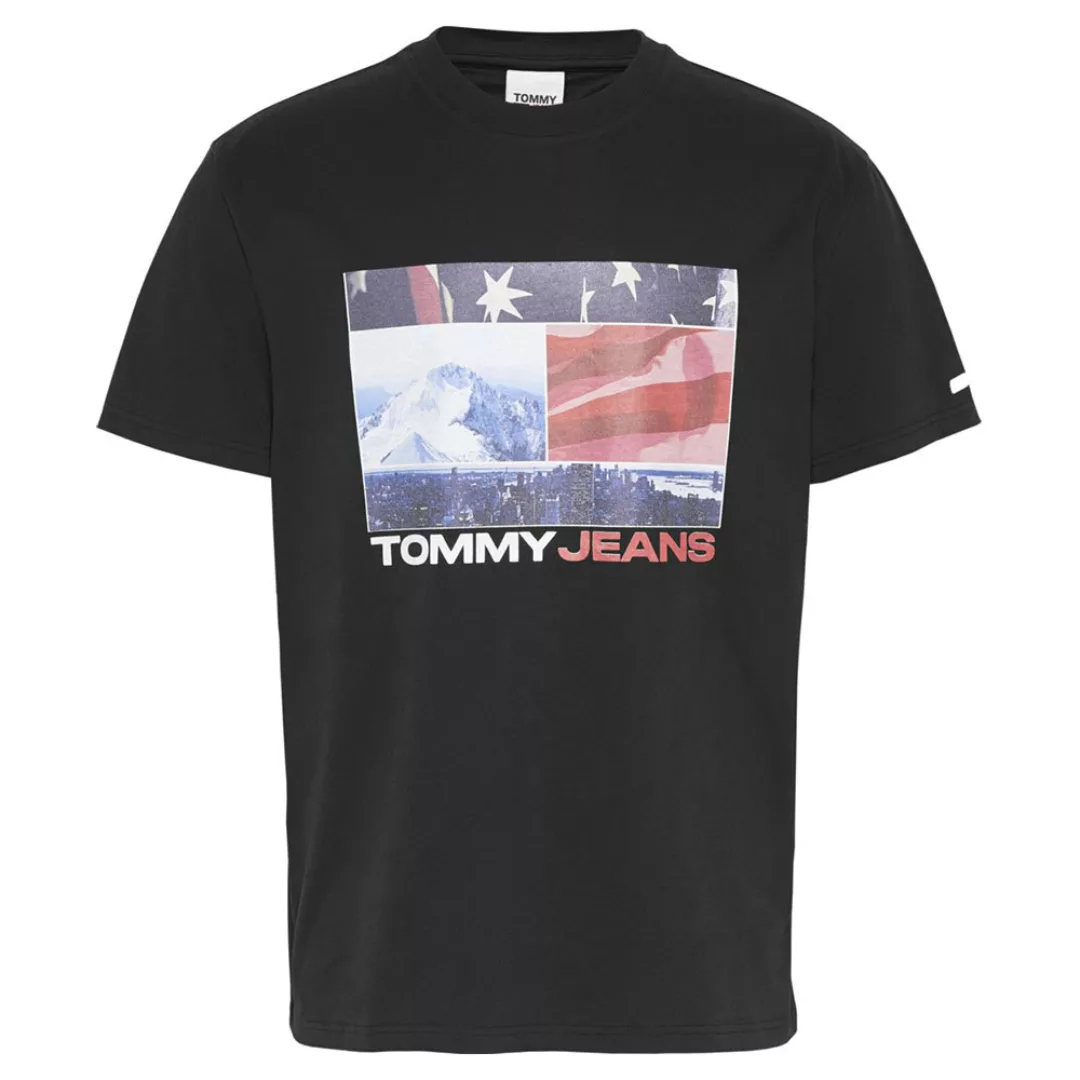 Tommy Jeans Photo Graphic Kurzärmeliges T-shirt L Black günstig online kaufen