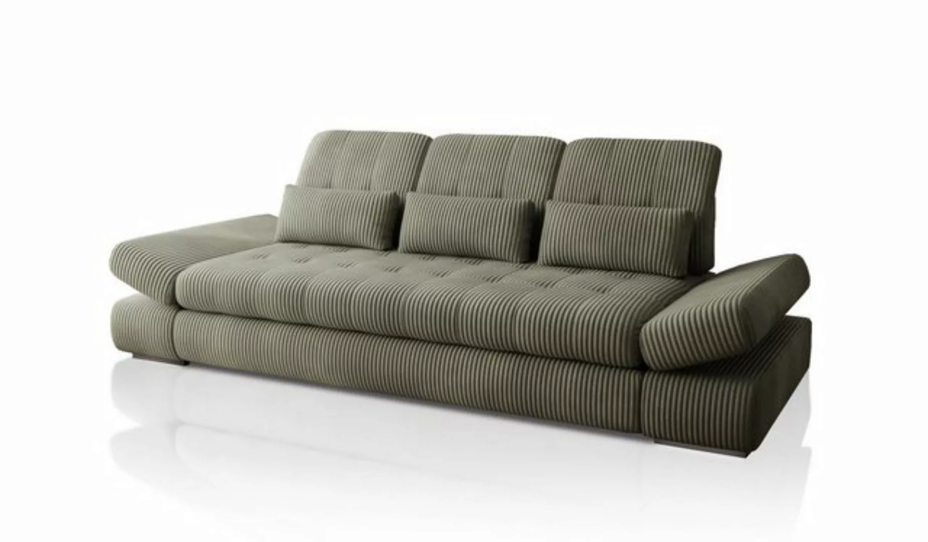 Hygger Möbelhaus Big-Sofa Bronx XXL Couch Inkl. Sitztiefenverstellung, Arm, günstig online kaufen