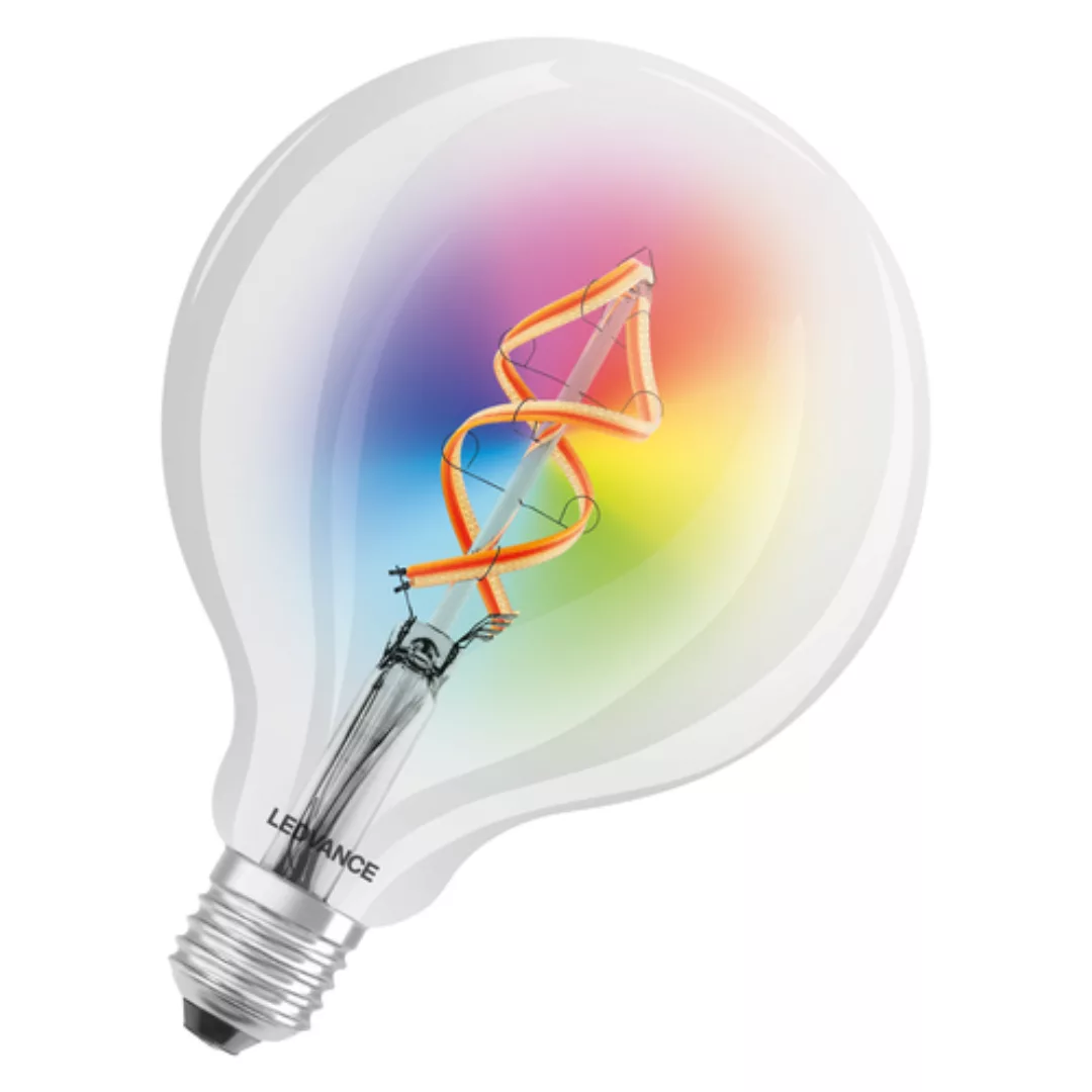 LEDVANCE SMART+ WiFi Filament Globe RGBW E27 4,5W günstig online kaufen