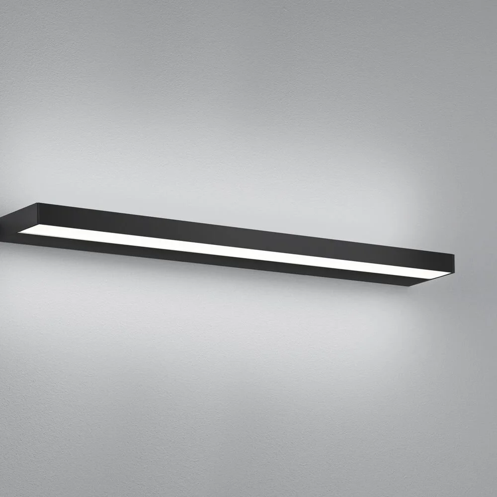 Helestra Slate LED-Wandleuchte, matt schwarz 60 cm günstig online kaufen