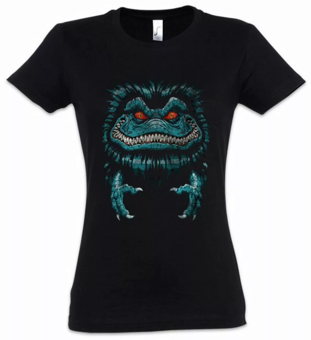 Urban Backwoods Print-Shirt Space Monster Damen T-Shirt Sie sind da! Monste günstig online kaufen