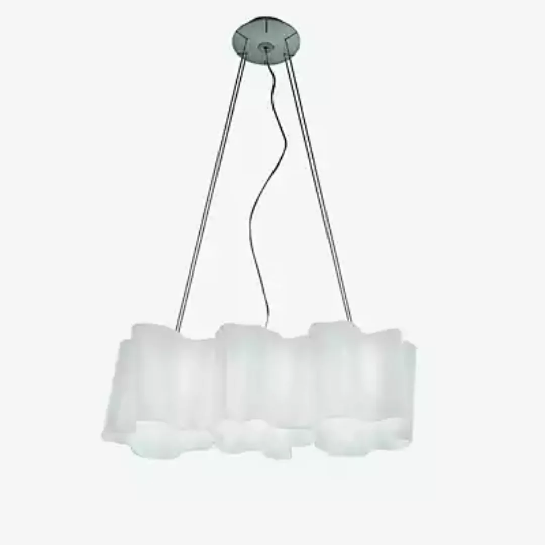 Artemide Logico Pendelleuchte 3 in Linea, rauch - 100 cm günstig online kaufen