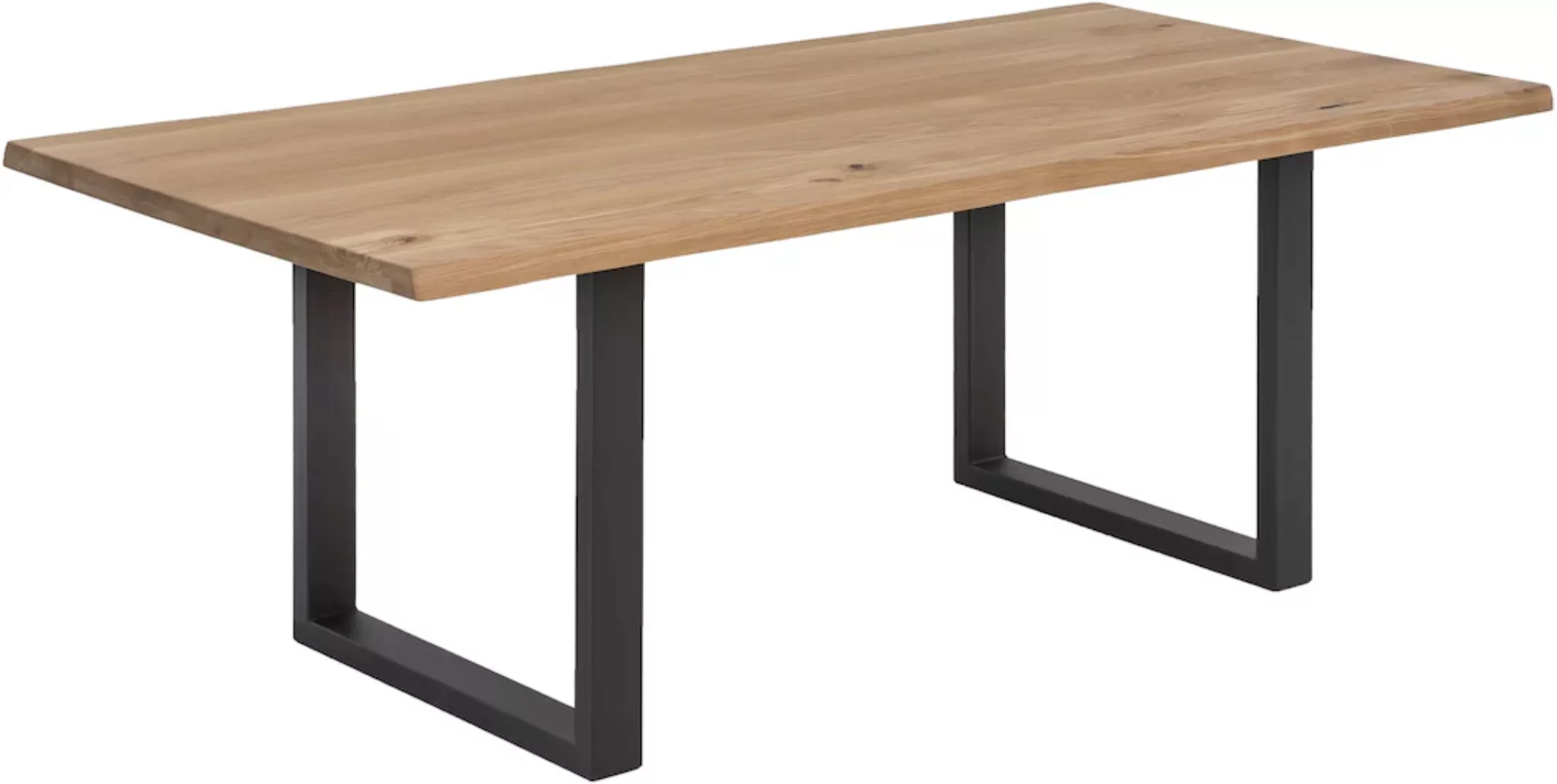 SIT Esstisch »Tops&Tables«, mit Tischplatte aus Wildeiche, mit Baumkante we günstig online kaufen