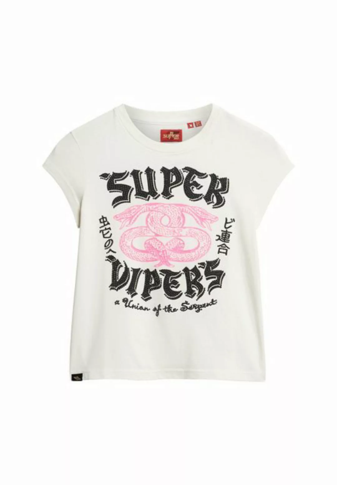 Superdry T-Shirt (1-tlg) Ziersteine günstig online kaufen